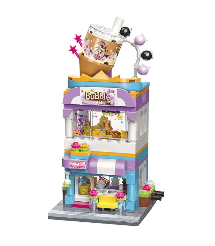 Keeppley Ville Coin C0108 Bubble Tea House QMAN Blocs de Construction Jouets Jeu