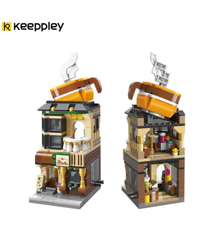 Keeppley Ville Coin C0102 Coffe House QMAN Blocs de Construction Jouets Jeu