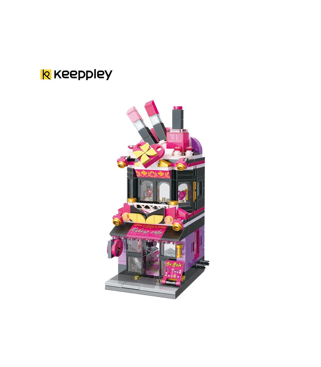 Keeppley市コーナー C0103BeatuyハウスQMANビルブロック玩具セット