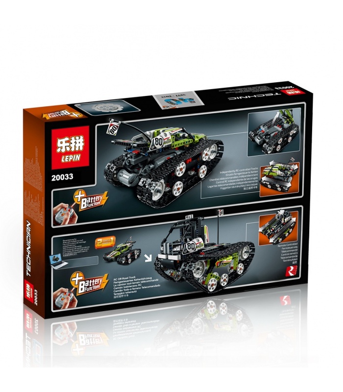 LEPIN 20033 RC Suivi Coureur de Briques de Construction, Jeu de