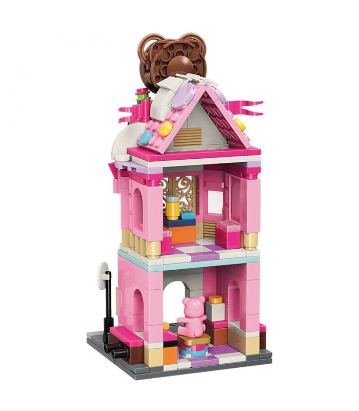 Keeppley Ville Coin C0109 Teddy Thème Magasin QMAN Blocs de Construction Jouets Jeu