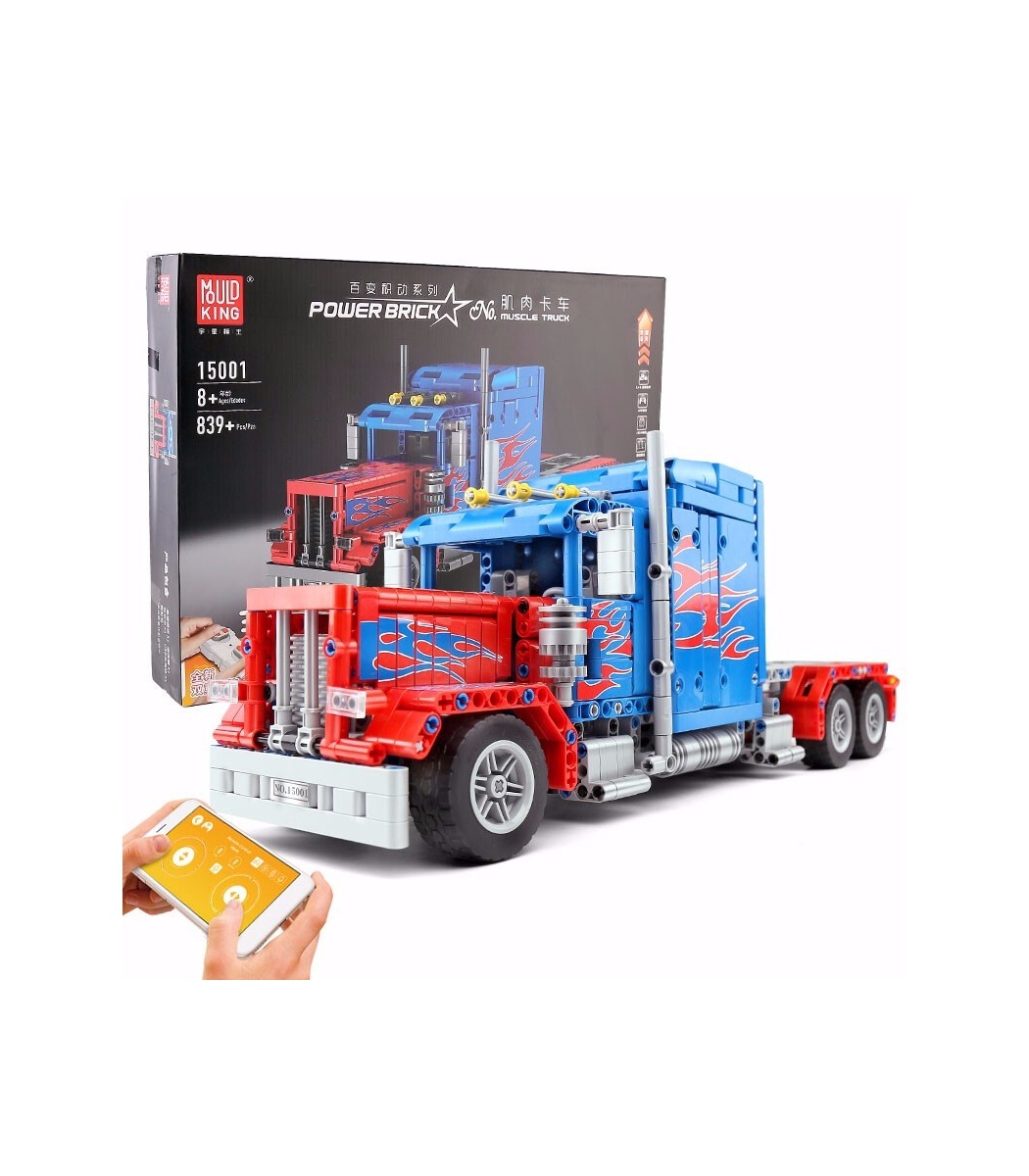 Formkonig Peterbilt 3 Muscle Truck Optimus Prime Bausteine Spielzeugset Buildingtoystore Com