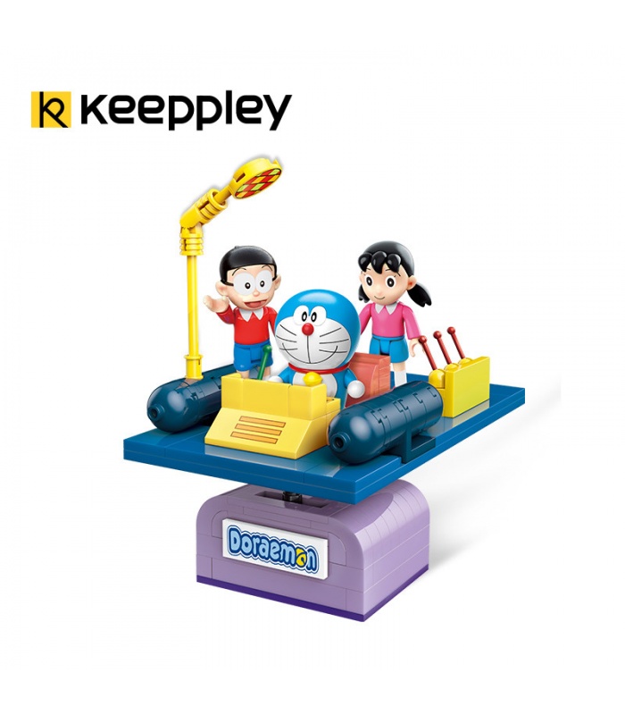 Keeppley K20401 도라에몽 타임머신 QMAN 빌딩 블록 장난감 세트