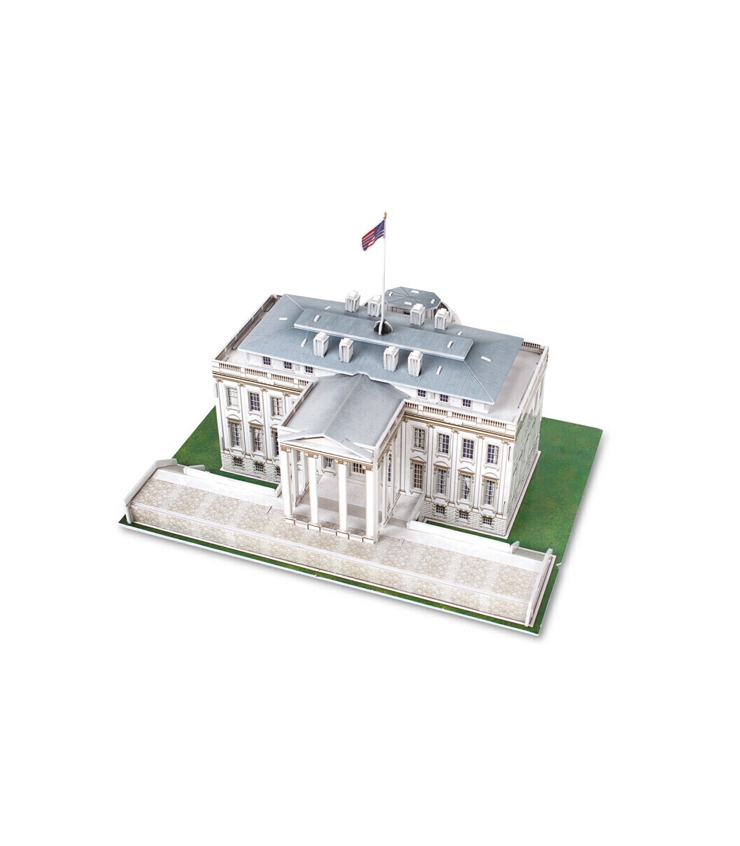 Puzzle 3D La Maison Blanche LED Maquette Lumineux President pas cher 