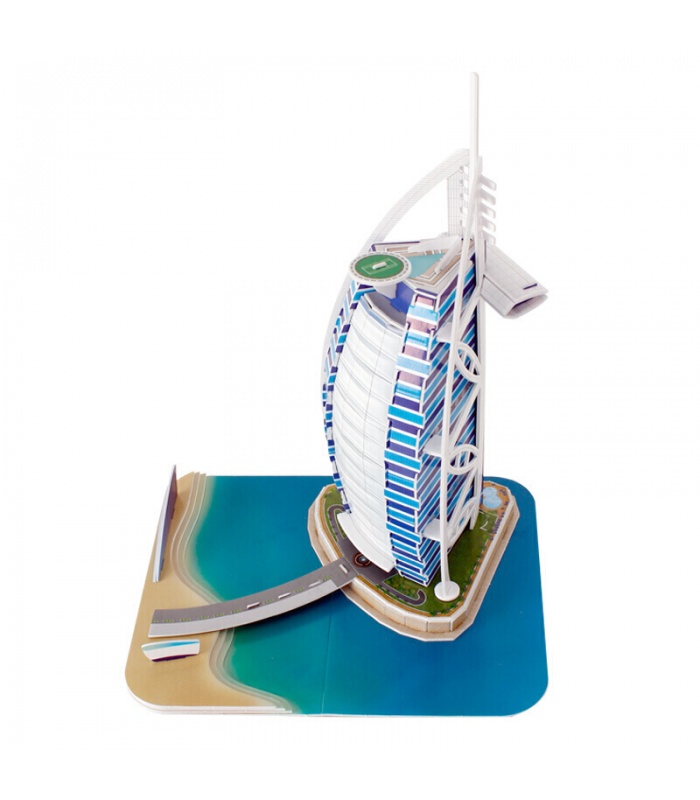 Cubicfun 3D Puzzle Dubai Burj Al Arab C065h Modellbausätze