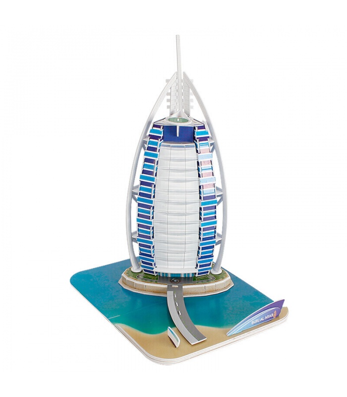 Cubicfun 3D Puzzle Dubai Burj Al Arab C065h Modellbausätze