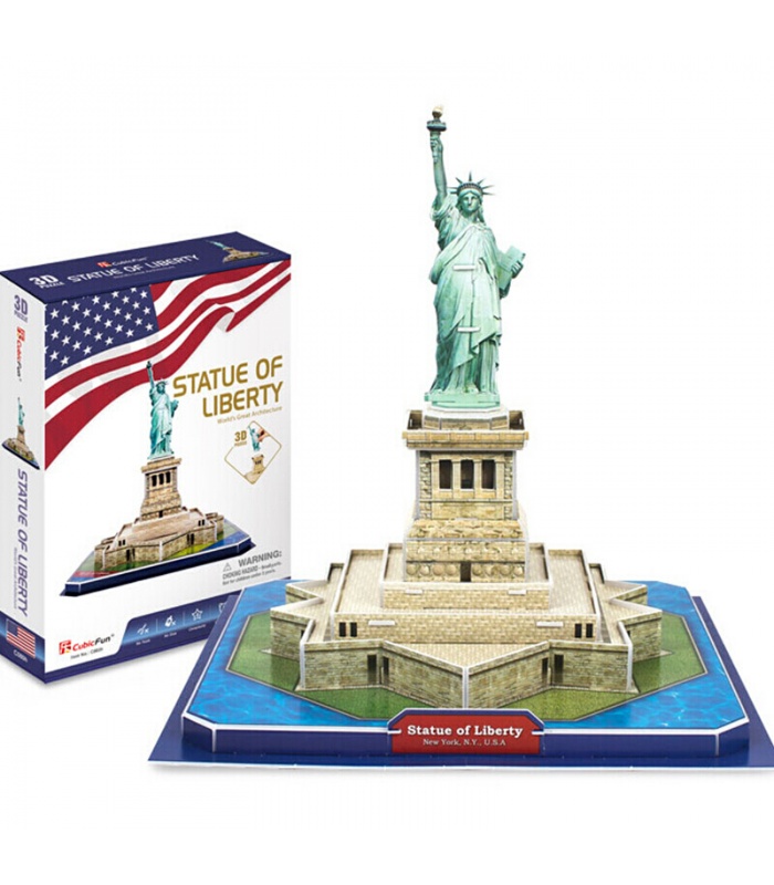 Cubicfun 3D Puzzle Statue de la Liberté C080h la Construction d'un Modèle Kits