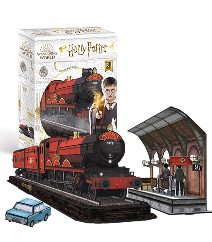 Rompecabezas 3D Cubicfun Hogwarts Express DS1010h la Construcción de modelos de Kits de