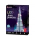 CubicFun 3D 퍼즐 Burj Khalifa L133h with LED 조명 모델 빌딩 키트