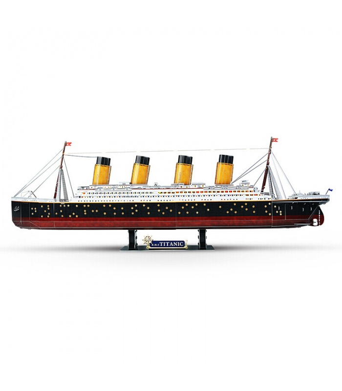 3D Cubicfun Barco Titanic L521h Con Luces LED de la Construcción de modelos de Kits de