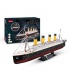 Cubicfun 3D Titanic Navire L521h Avec des Lumières LED de la Construction de modèles de Kits