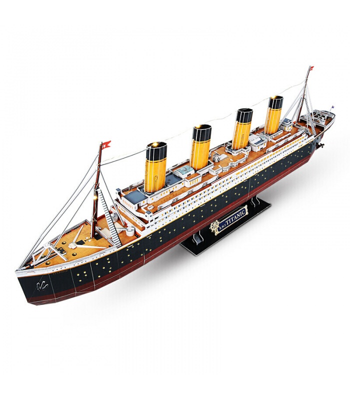 3D Cubicfun Barco Titanic L521h Con Luces LED de la Construcción de modelos de Kits de