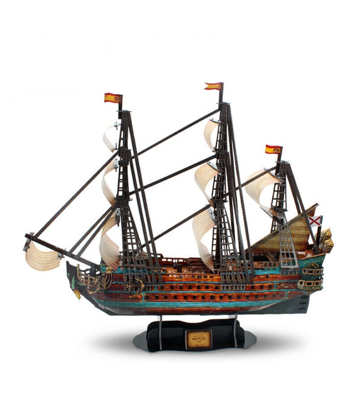 Cubicfun 3D Puzzle The San Felipe Model Ship T4017h Model Building Kits