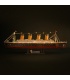 3D Cubicfun Barco Titanic L521h Con Luces LED de la Construcción de modelos de Kits de