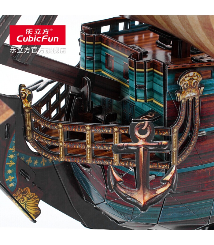 Cubicfun 3D Puzzle The San Felipe Model Ship T4017h Model Building Kits