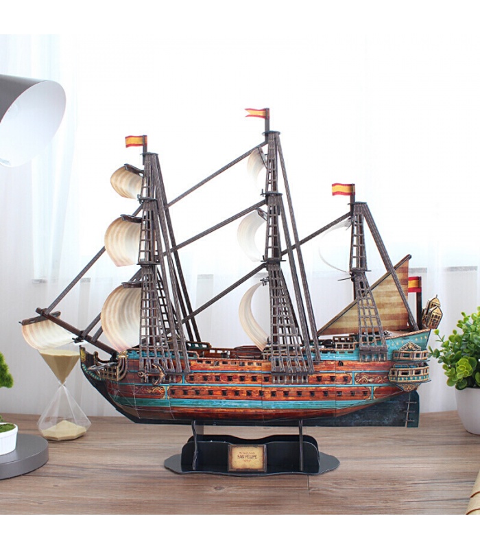 Cubicfun 3D Puzzle The San Felipe Model Ship T4017h Model Building Kits