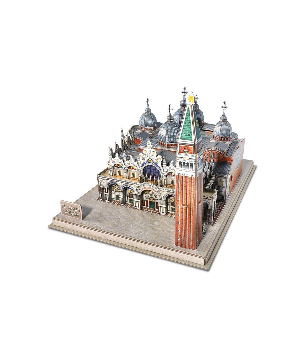 Puzzle 3D CubicFun Italia Puzzle 3D Modelli Architettura Kit Adulti E  Bambini Libretto National Geographic Venezia Piazza San Marco 230904 Da  24,66 €