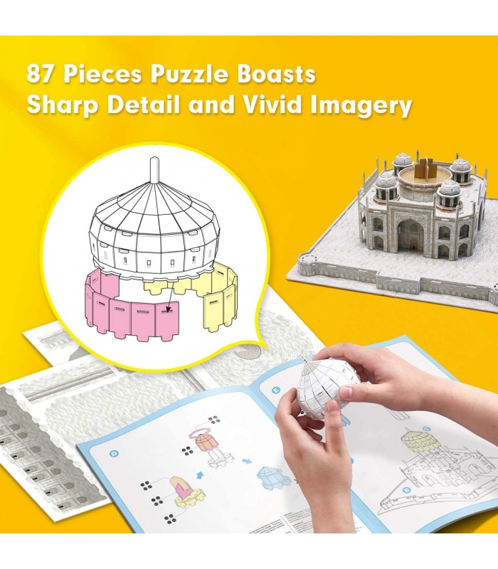 Cubicfun 3D Puzzle Taj Mahal DS0981h Model Building Kits