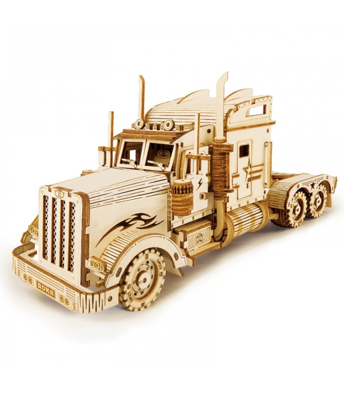 ROKR 3D Puzzle American Heavy Truck Holzbau Spielzeugset