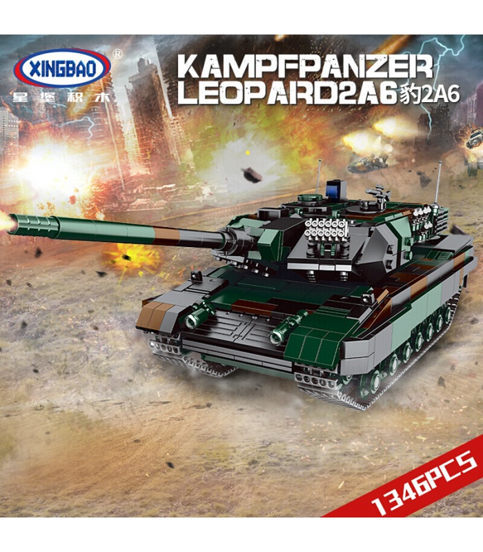 XINGBAO 06040 Kampfpanzer Leopard 2A6 Panzerbausteine Spielzeugset