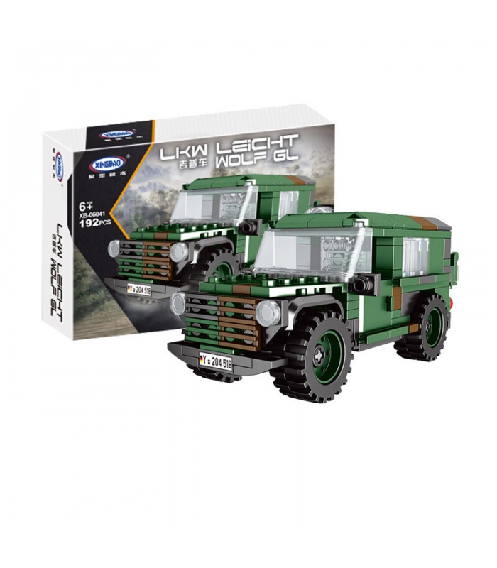 XINGBAO 06041 LKW Leicht Lobo GL Tanque de Ladrillos de Construcción Conjunto de Juguete