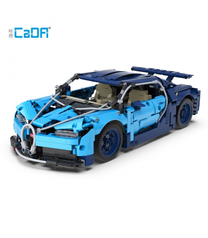 CaDA C61028 Blue Phantom High-Tech-Spielzeugsatz für berühmte Rennwagen-Bausteine