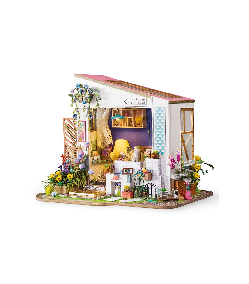 Rolife Happy Corner Series Carl’s Fruit Shop Miniature Dollhouse kit