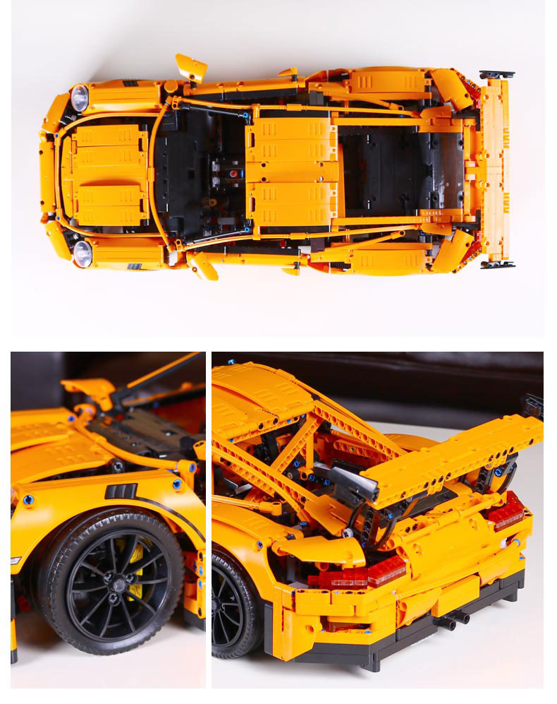 Custom Technic 911 GT3 RS Compatible Building Bricks Toy Set - BuildingToyStore.com