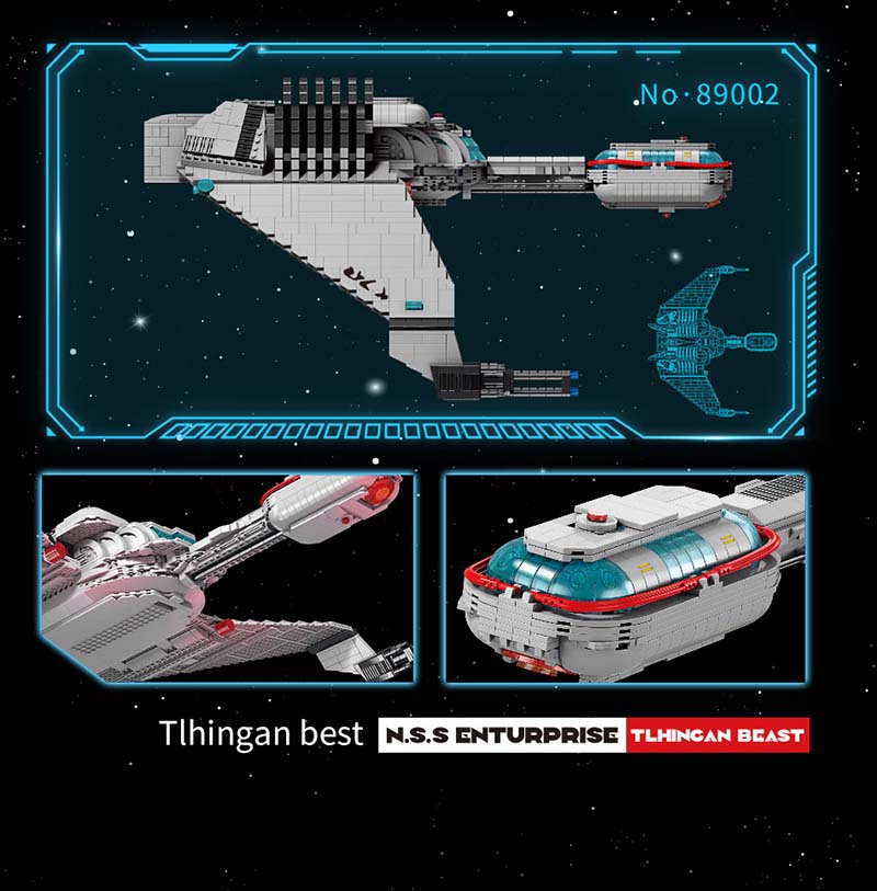 MOYU 89002 Space StarShip Toys The Universe Cruiser Block Juego de juguetes