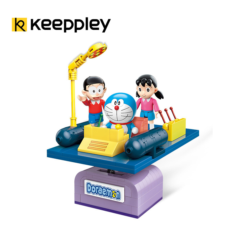 Keeppley K20401 ドラえもん タイムマシン QMAN ビルディング ブロック 