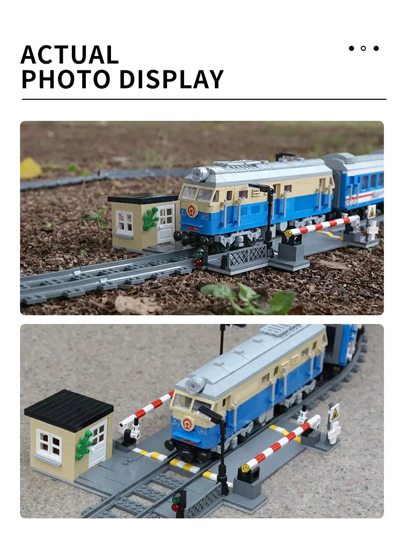 MOULD KING 12022 Dongfeng 4B Diesel Locomotive Building Block Toy Set